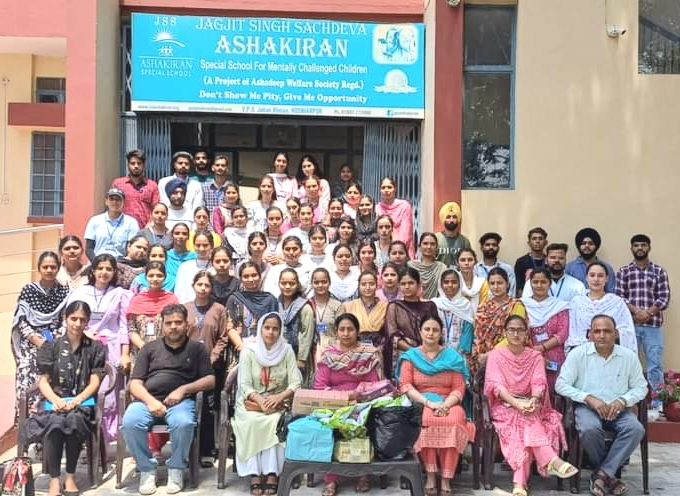 BEd students visited Asha Kiran School